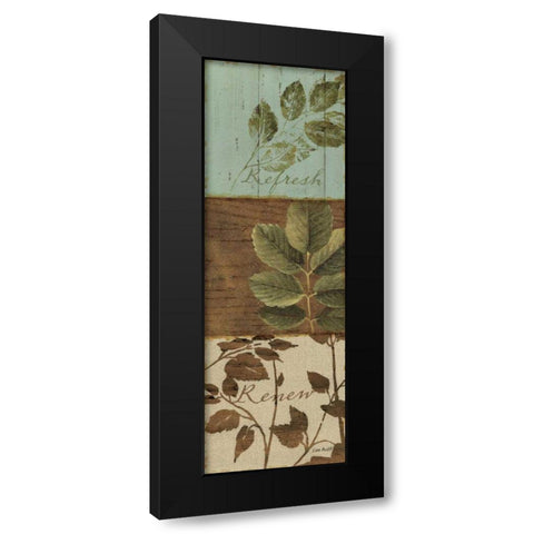 Forest Walk Panel III Black Modern Wood Framed Art Print with Double Matting by Audit, Lisa