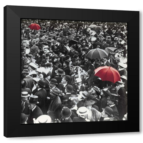 The Coronation Black Modern Wood Framed Art Print with Double Matting by Wild Apple Portfolio