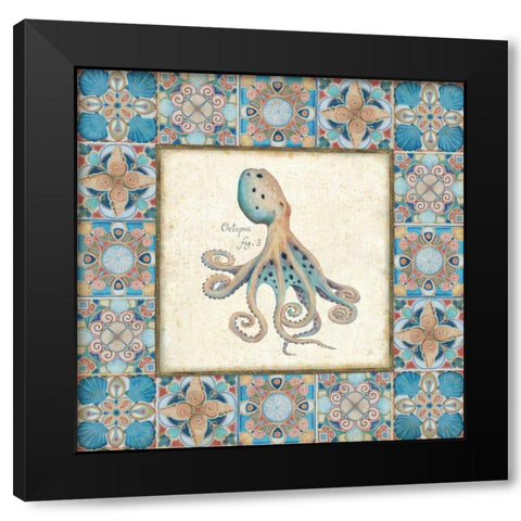 Oceanography Framed I v.2 Black Modern Wood Framed Art Print with Double Matting by Brissonnet, Daphne