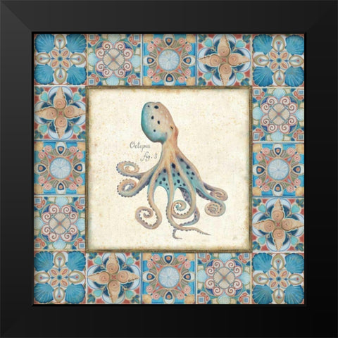 Oceanography Framed I v.2 Black Modern Wood Framed Art Print by Brissonnet, Daphne