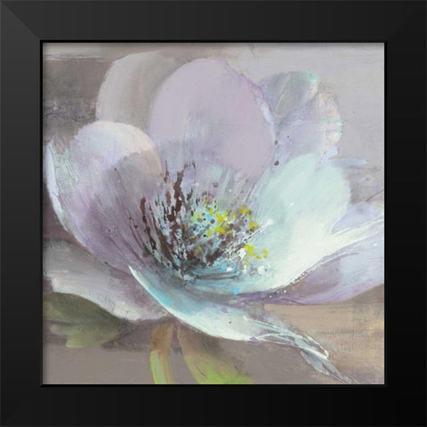 Jump III Black Modern Wood Framed Art Print by Hristova, Albena