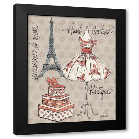 Fashion Week II Black Modern Wood Framed Art Print with Double Matting by Tavoletti, Anne