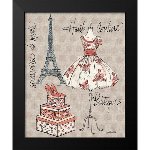 Fashion Week II Black Modern Wood Framed Art Print by Tavoletti, Anne