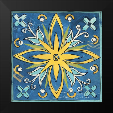 Tuscan Sun Tile I Black Modern Wood Framed Art Print by Tavoletti, Anne