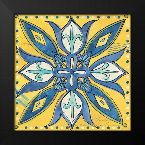 Tuscan Sun Tile II Black Modern Wood Framed Art Print by Tavoletti, Anne