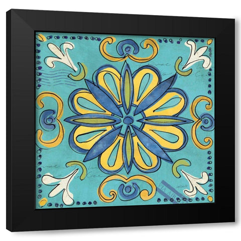 Tuscan Sun Tile IV Black Modern Wood Framed Art Print by Tavoletti, Anne