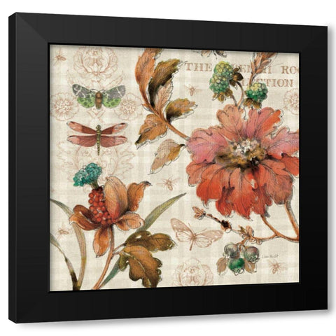 French Country V Black Modern Wood Framed Art Print with Double Matting by Audit, Lisa