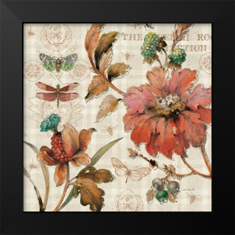 French Country V Black Modern Wood Framed Art Print by Audit, Lisa
