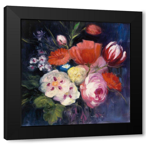 Fresh Cut Black Modern Wood Framed Art Print by Purinton, Julia