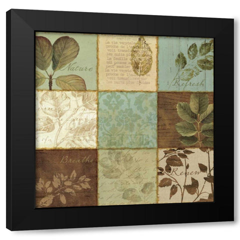 Forest Walk Black Modern Wood Framed Art Print by Audit, Lisa
