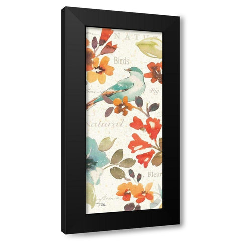 Natures Palette Panel II Black Modern Wood Framed Art Print by Pela