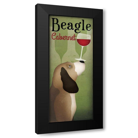 Beagle Winery Cabernet Black Modern Wood Framed Art Print with Double Matting by Fowler, Ryan