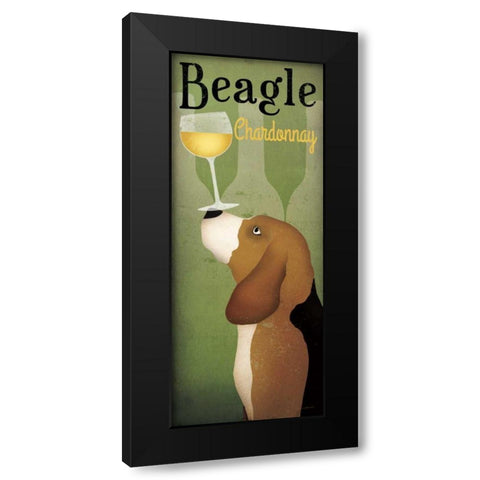 Beagle Winery Chardonnay Black Modern Wood Framed Art Print with Double Matting by Fowler, Ryan