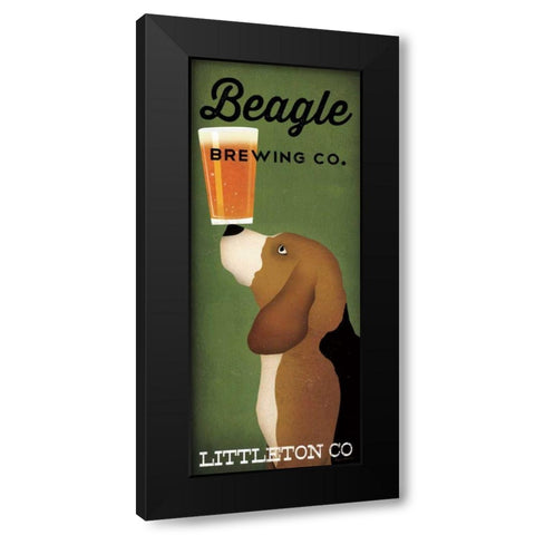 Beagle Brewing Co - Littleton Co Black Modern Wood Framed Art Print with Double Matting by Fowler, Ryan
