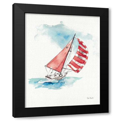 In the Moment II Black Modern Wood Framed Art Print with Double Matting by Audit, Lisa