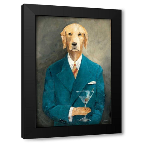 John Steinbark Black Modern Wood Framed Art Print by Tillmon, Avery