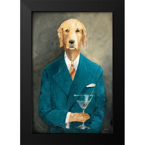 John Steinbark Black Modern Wood Framed Art Print by Tillmon, Avery