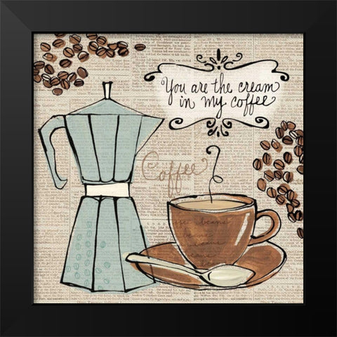 Fresh Roast I Black Modern Wood Framed Art Print by Tavoletti, Anne