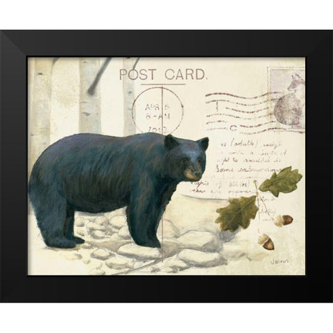 Northern Wild IV Black Modern Wood Framed Art Print by Wiens, James
