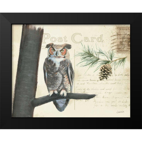 Northern Wild V Black Modern Wood Framed Art Print by Wiens, James
