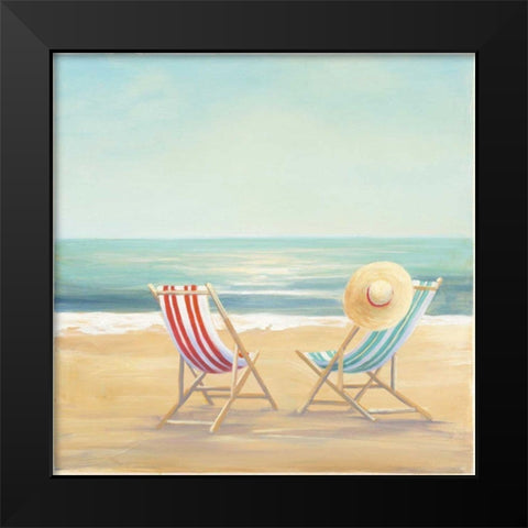 The Simple Life Black Modern Wood Framed Art Print by Purinton, Julia