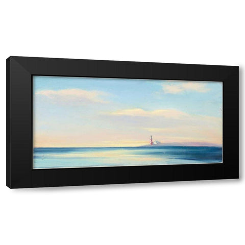 Dawn Beacon Black Modern Wood Framed Art Print by Purinton, Julia
