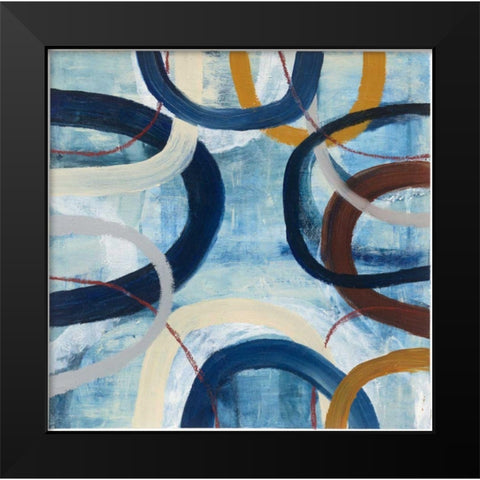 Dwell II Black Modern Wood Framed Art Print by Warrick, Cheryl