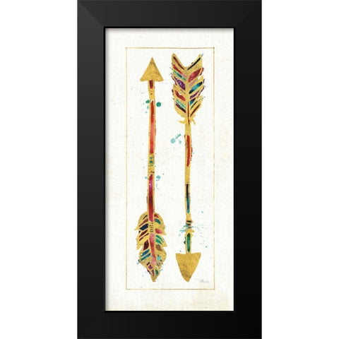 Beautiful Arrows I Black Modern Wood Framed Art Print by Pela Studio