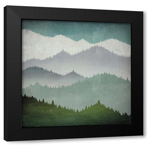 First Snow Black Modern Wood Framed Art Print by Fowler, Ryan