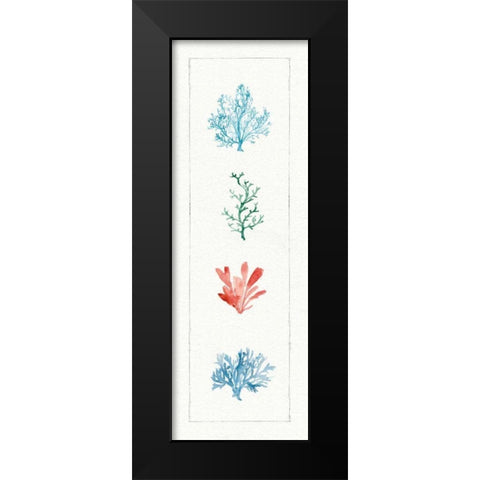 Water Coral VIII Black Modern Wood Framed Art Print by Audit, Lisa