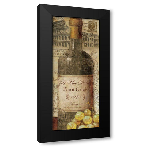 European Wines I Black Modern Wood Framed Art Print by Charron, Veronique