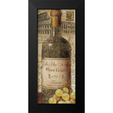 European Wines I Black Modern Wood Framed Art Print by Charron, Veronique