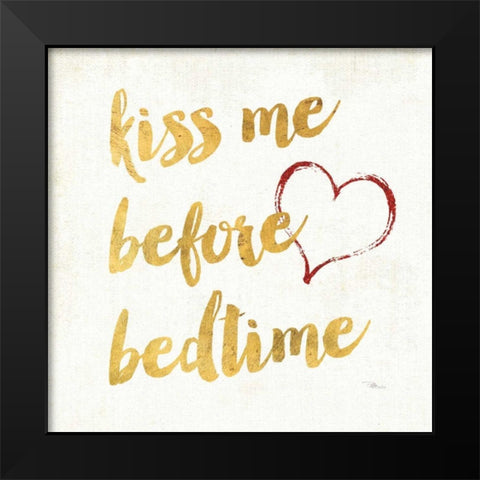 Goodnight II Black Modern Wood Framed Art Print by Pela Studio