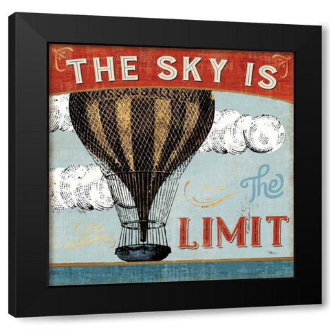 A Great Journey I Black Modern Wood Framed Art Print with Double Matting by Pela Studio