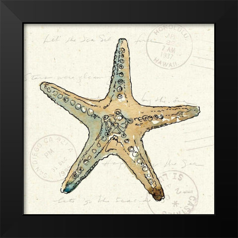 Coastal Breeze VIII Black Modern Wood Framed Art Print by Tavoletti, Anne