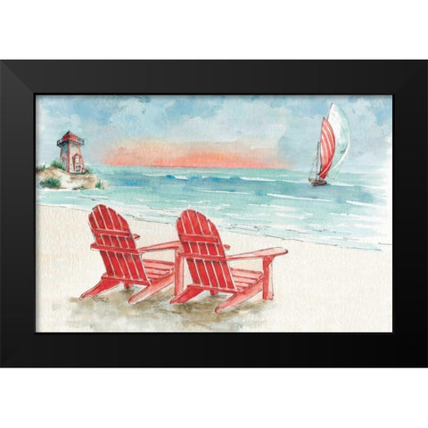 In the Moment VII Black Modern Wood Framed Art Print by Audit, Lisa