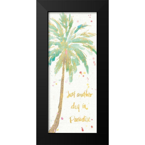 Flamingo Fever X Black Modern Wood Framed Art Print by Tavoletti, Anne