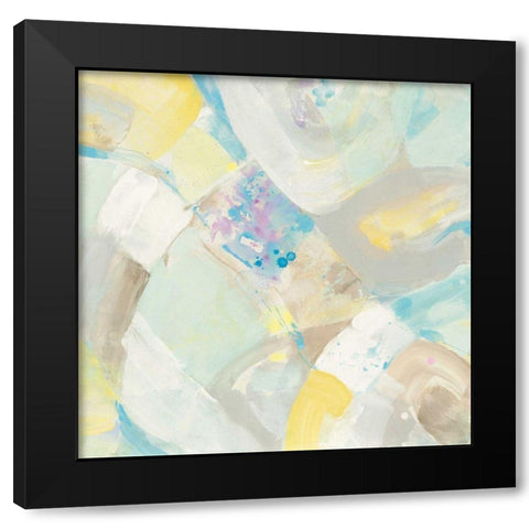 White Rock I Black Modern Wood Framed Art Print by Hristova, Albena