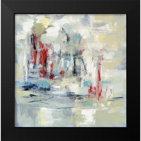 Nautical Mood Black Modern Wood Framed Art Print by Vassileva, Silvia