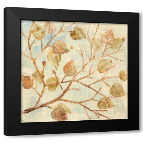 Shimmering III Black Modern Wood Framed Art Print by Hristova, Albena