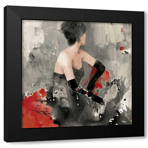 Beautiful Gaze I Neutral Black Modern Wood Framed Art Print by Hristova, Albena