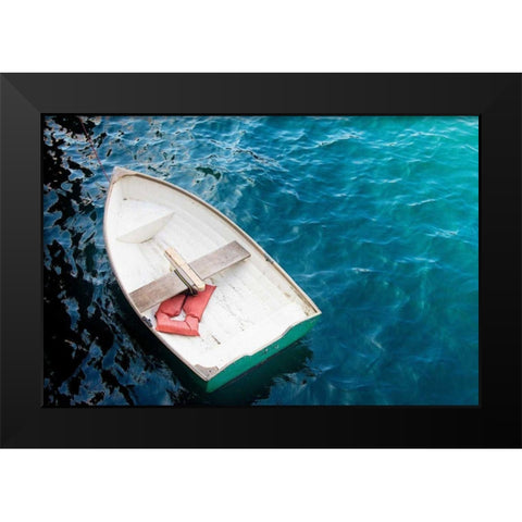 Rowboat I Black Modern Wood Framed Art Print by Urquhart, Elizabeth