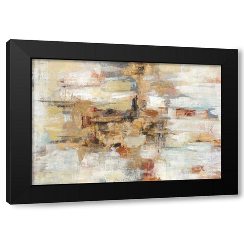 Old Bridge Reminiscence Black Modern Wood Framed Art Print by Vassileva, Silvia