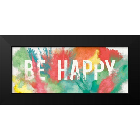 Be Bold III Black Modern Wood Framed Art Print by Aiken, Jess