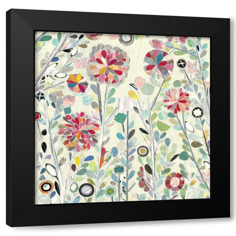 Spring Blossoms Crop Black Modern Wood Framed Art Print by Boggs, Candra