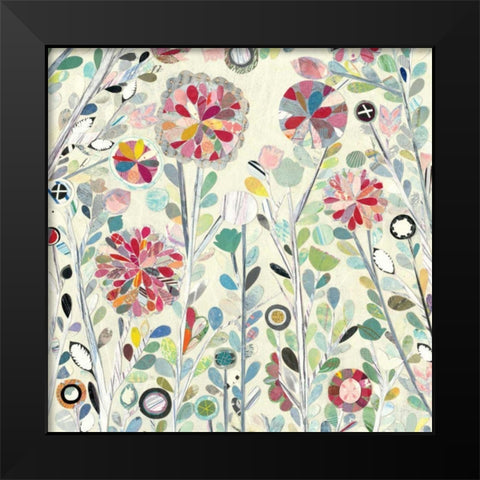 Spring Blossoms Crop Black Modern Wood Framed Art Print by Boggs, Candra