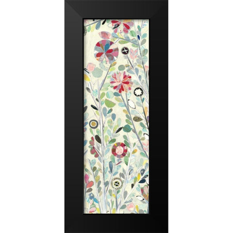Spring Blossoms II Black Modern Wood Framed Art Print by Boggs, Candra
