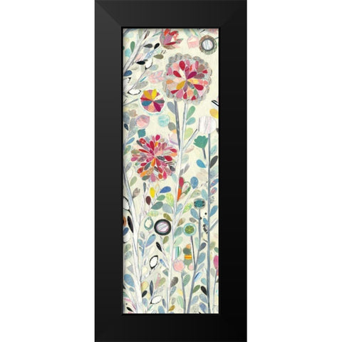 Spring Blossoms III Black Modern Wood Framed Art Print by Boggs, Candra
