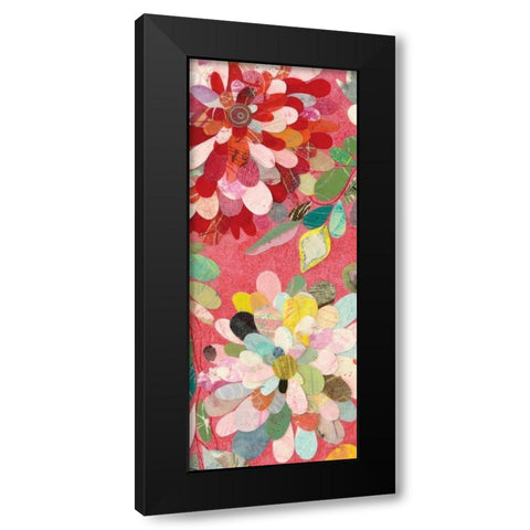 Red and Pink Dahlia IV Black Modern Wood Framed Art Print by Boggs, Candra