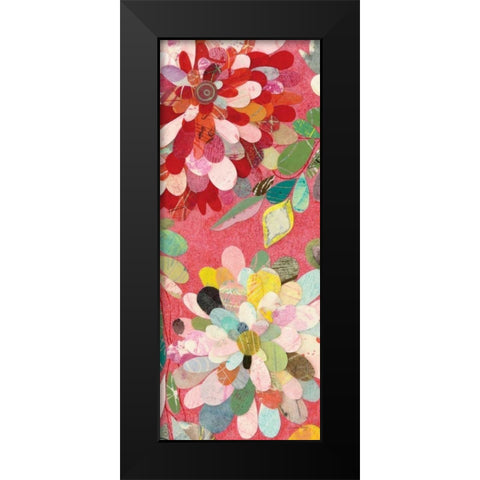 Red and Pink Dahlia IV Black Modern Wood Framed Art Print by Boggs, Candra